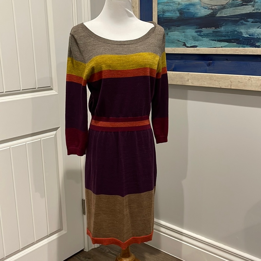 LIKE NEW! Beautiful Fall dress by LOFT ~ Sz Large
